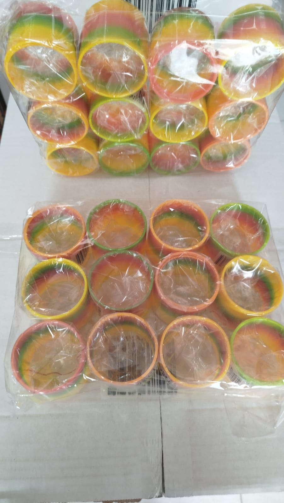 Renkli Stres Yayı 12 li Koli 70 Paket
